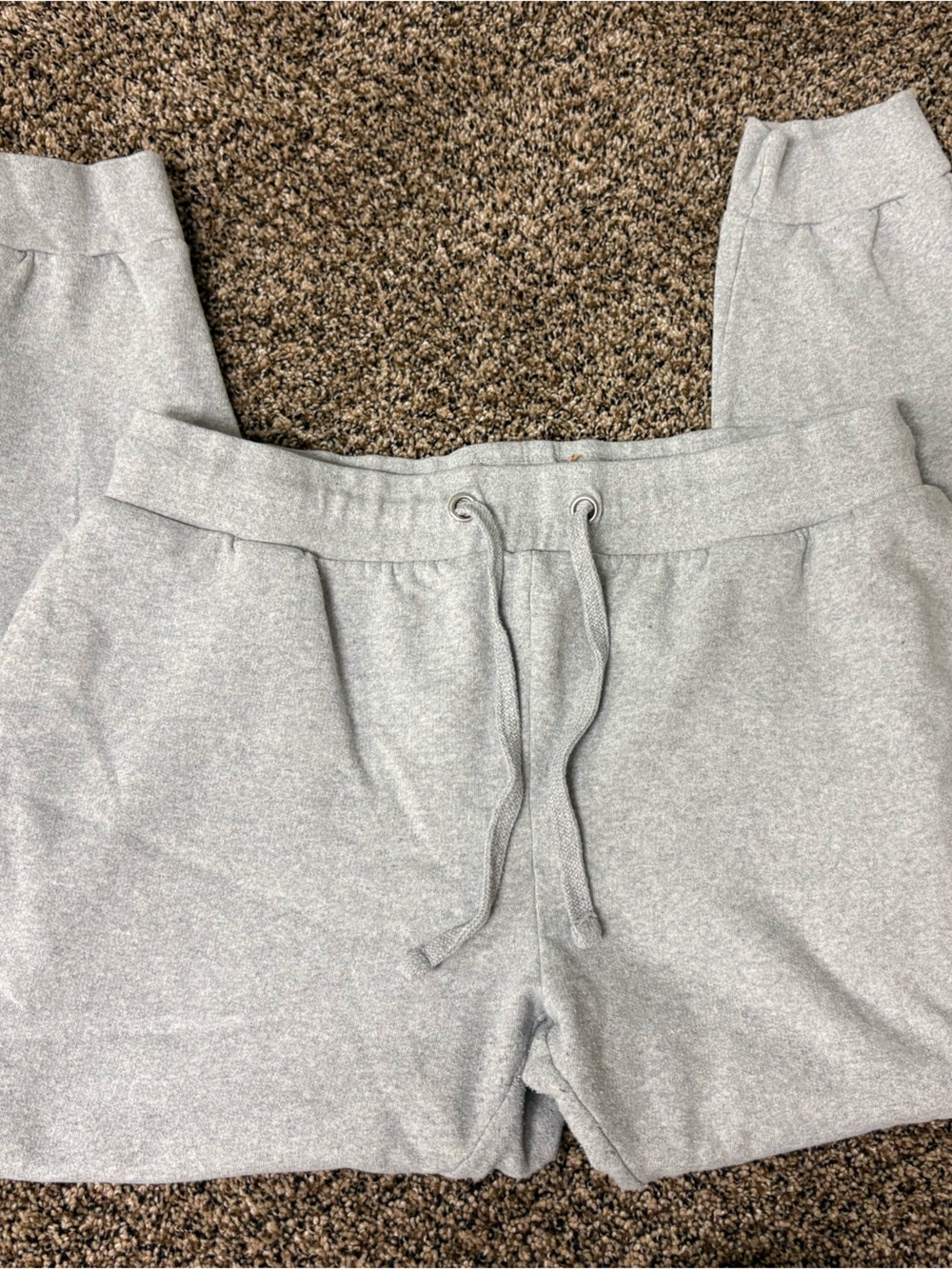 Light Gray Drawstring Lounge Shorts